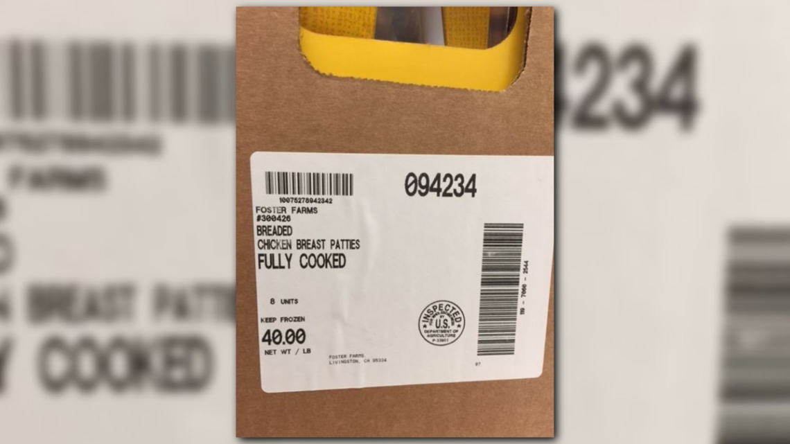 Chicken patties recalled over possible plastic contamination