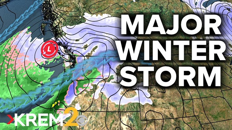 Winter Storm Watch for Spokane ahead of a major snowstorm
