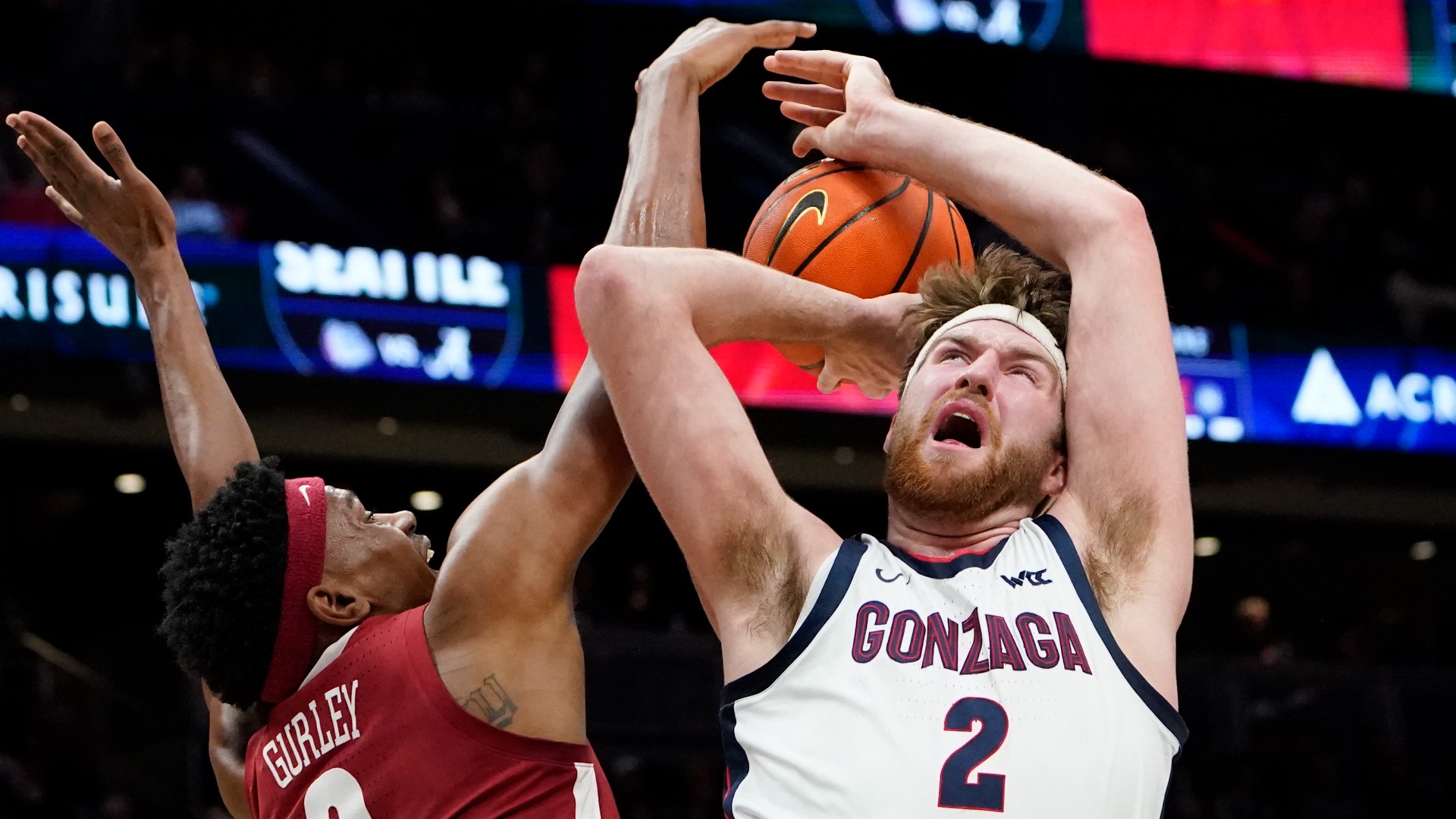 A poor first half doomed No. 3 Gonzaga in a 91-82 loss to No. 16 Alabama.