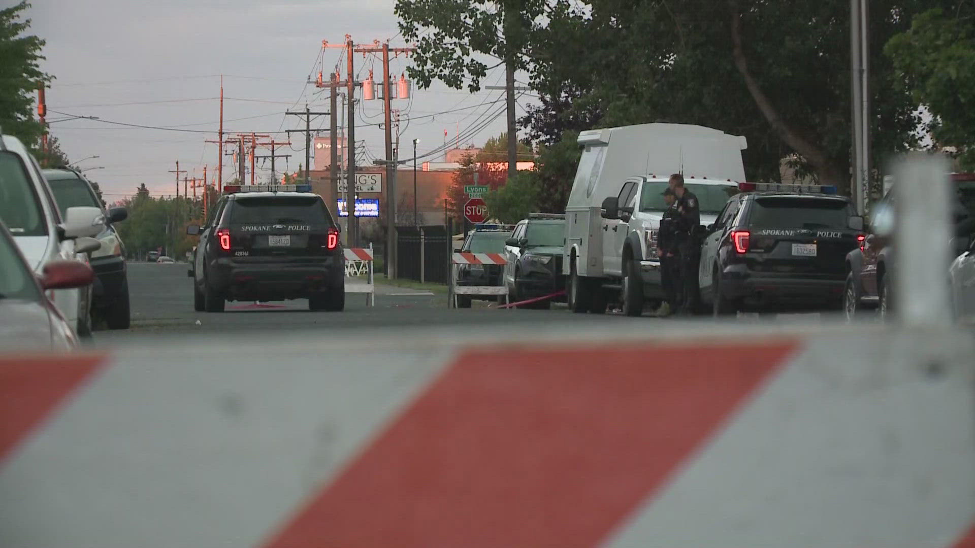 Police say the intersection of Lidgerwood and Wedgewood will be closed as part of their investigation.