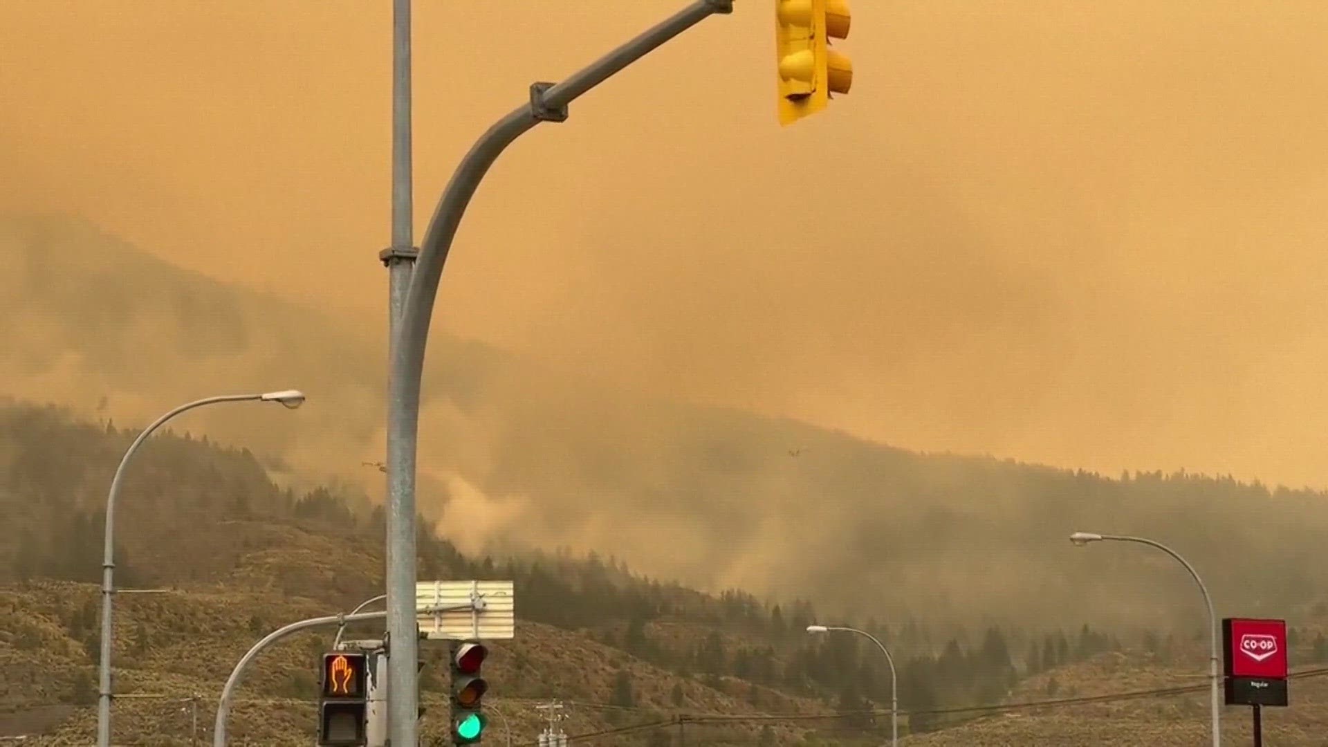 According to Okanogan County Emergency Management, the fire's burned an estimated 15,349 acres.