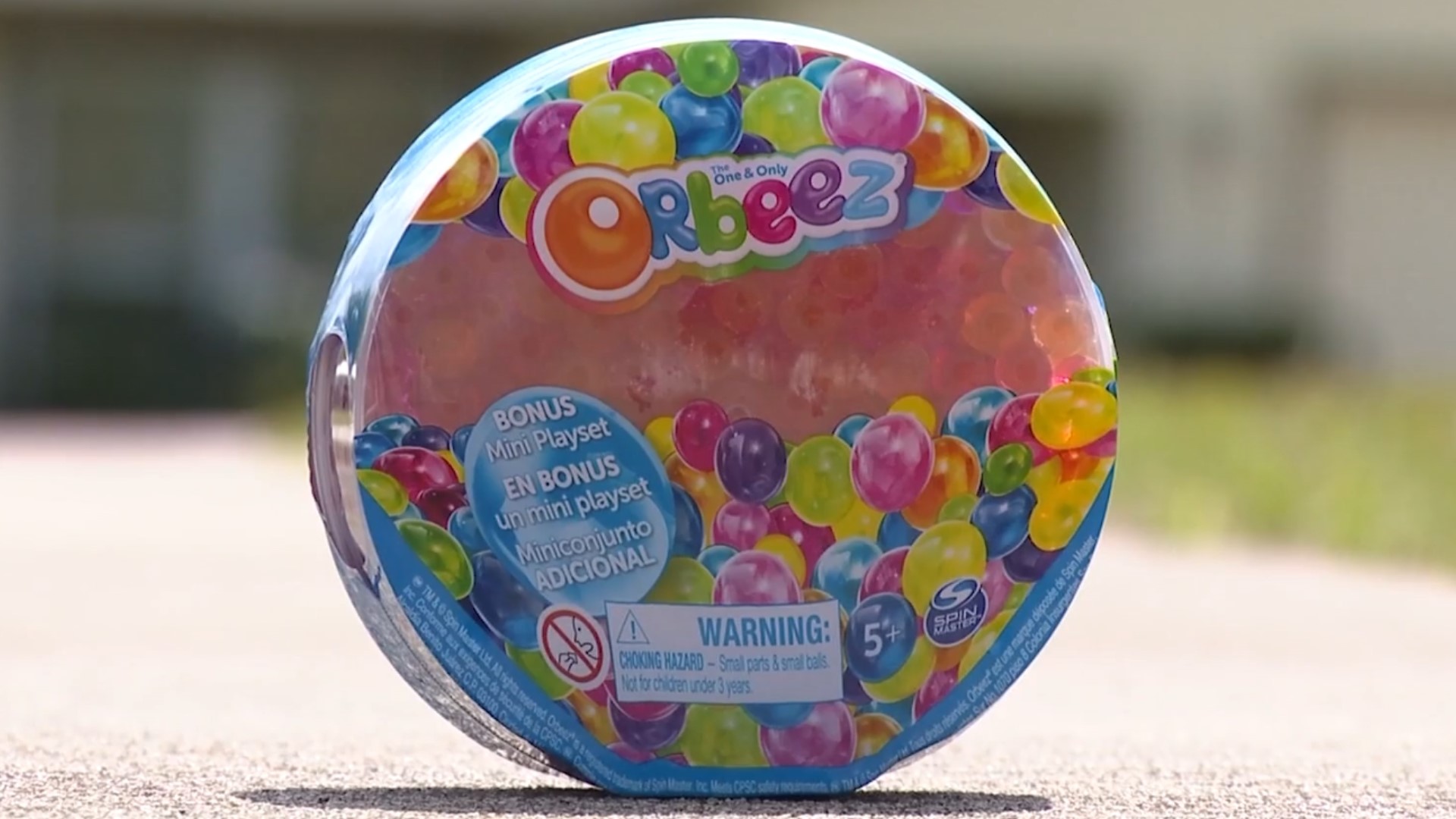 The "Orbeez Challenge" trend has kids launching the gel-like pellets using a gel-ball blaster gun.