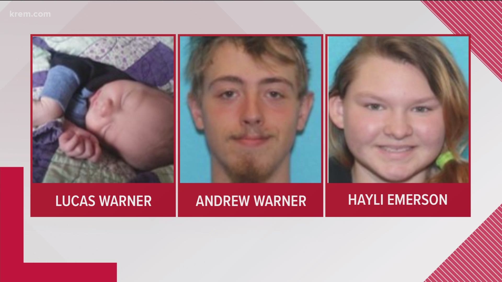 Six-month-old Lucas Warner was abducted by his father who does not have custody of him and his babysitter out of Columbia Falls, Montana, authorities said.