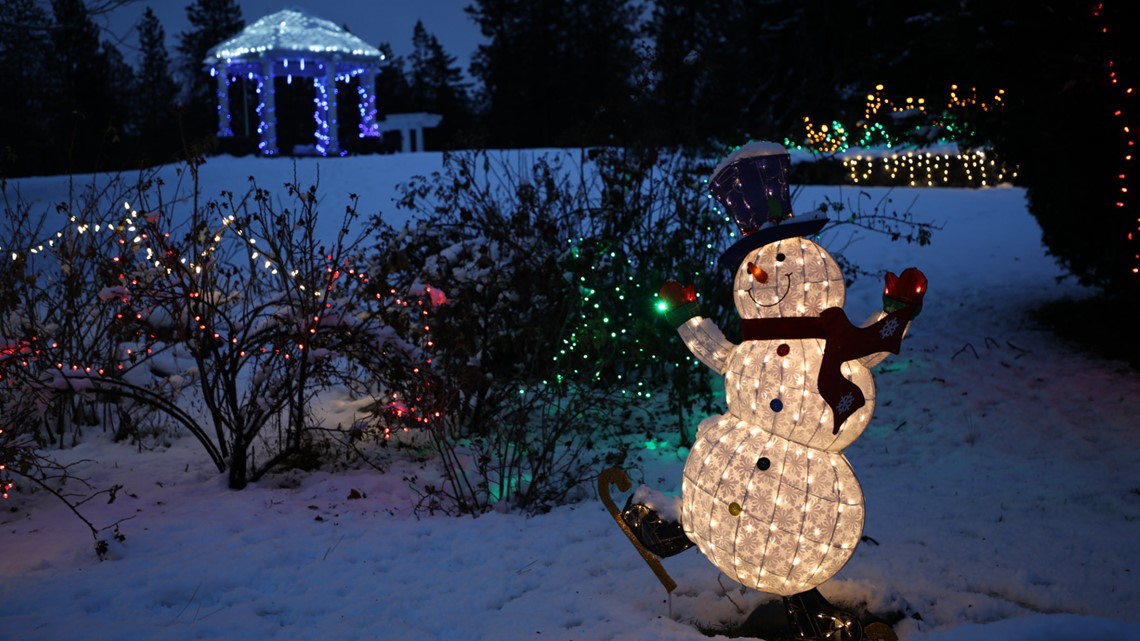 Manito Park Christmas Lights show opens to public this Saturday