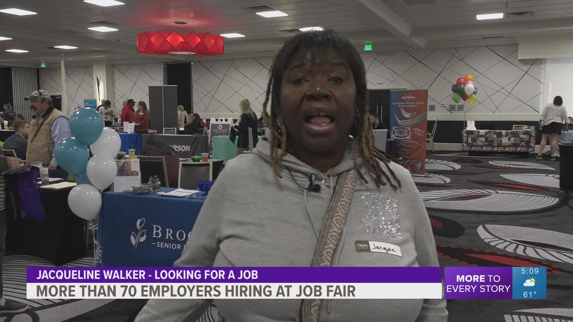 The annual job fair is a chance for employers and potential employees to connect.