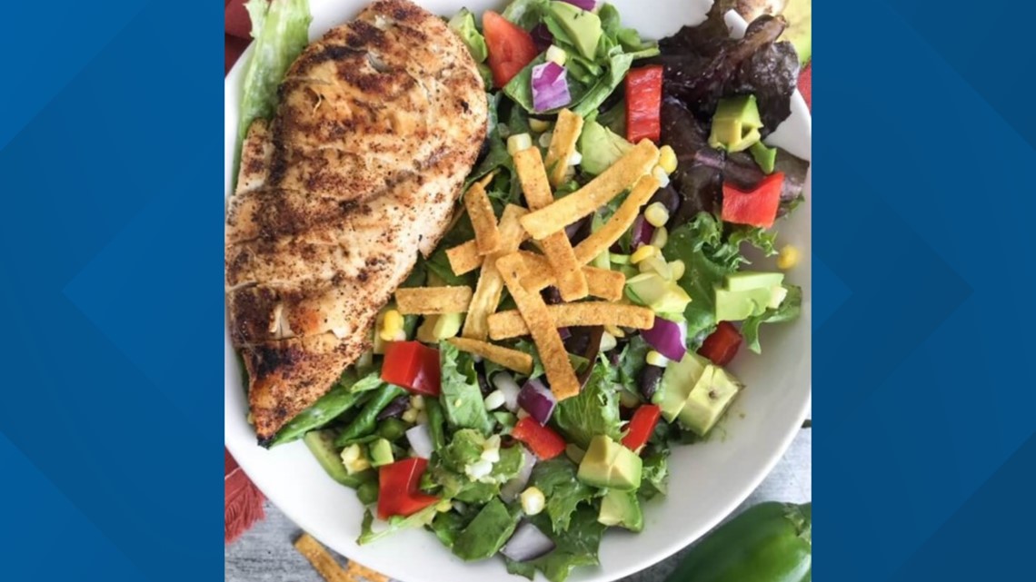 Tom's BBQ Grilled Tequila Lime Chicken Salad