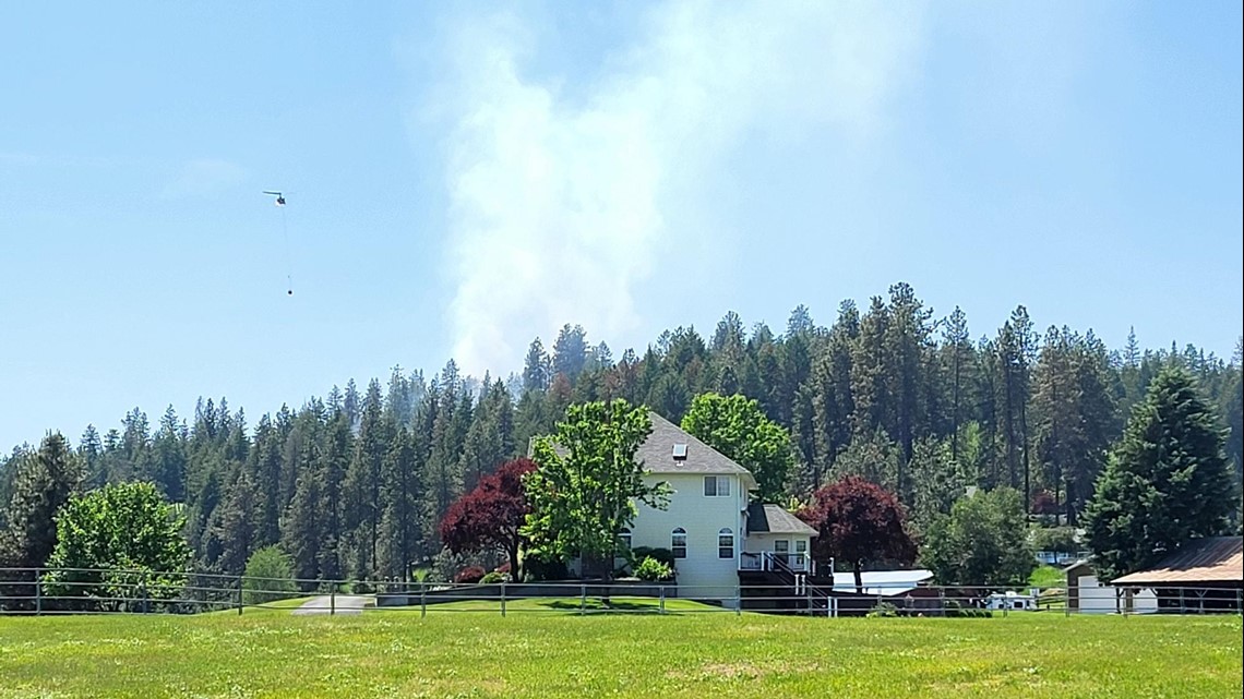 Firefighters responding to brush fire near Colbert