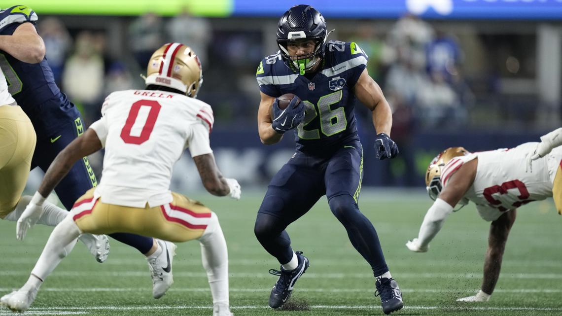 Seahawks RB Zach Charbonnet out for remainder of playoffs with knee injury
