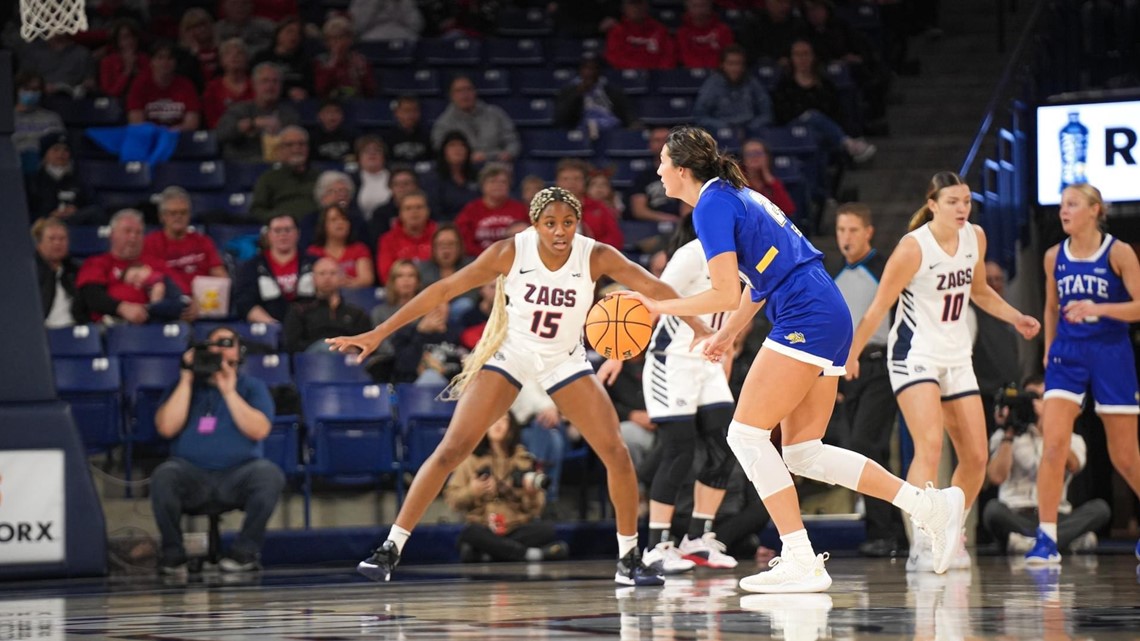 Eliza Hollingsworth Has 17 Points And 12 Rebounds, No. 21 Gonzaga Beats ...