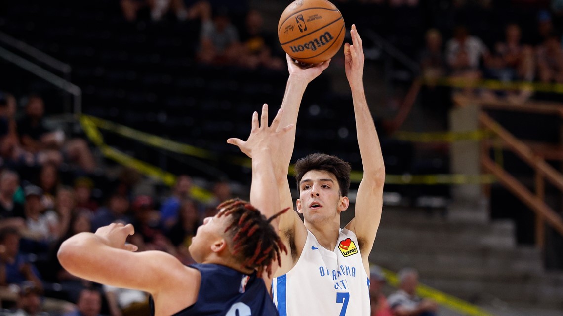 Thunder rookie Chet Holmgren out for season after suffering foot injury in  Seattle Pro-Am 