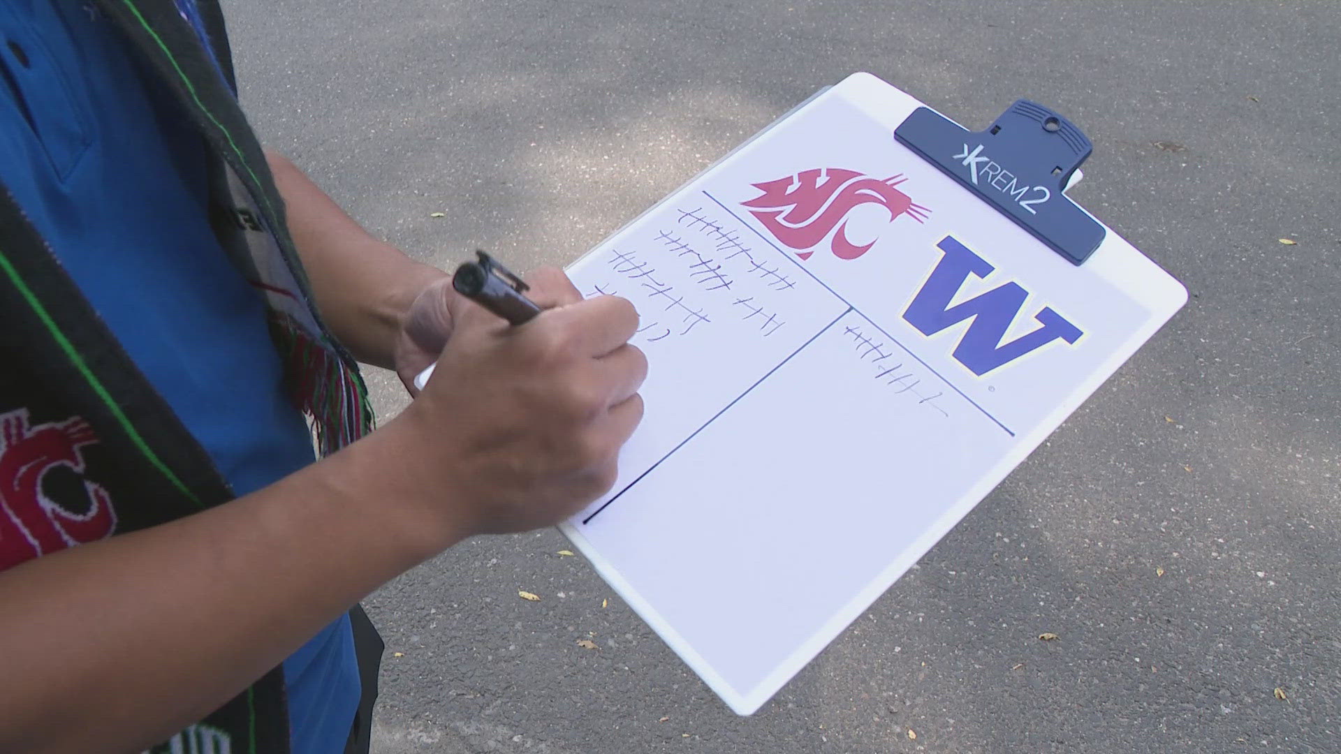 We know there are fans of both teams in our area, but Tim Pham went out to the fair to see who people are rooting for.