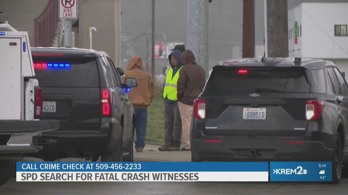 Spokane police asking for public's help identifying fatal crash witness ...