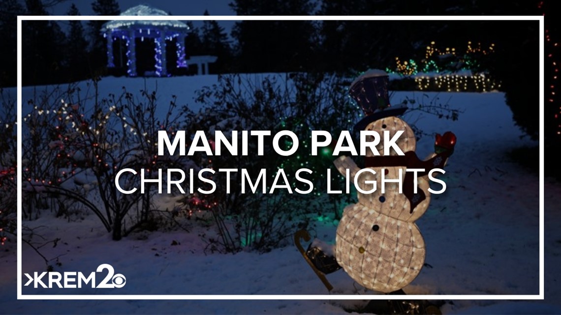 Manito Park Christmas Lights show set to open Saturday December 9