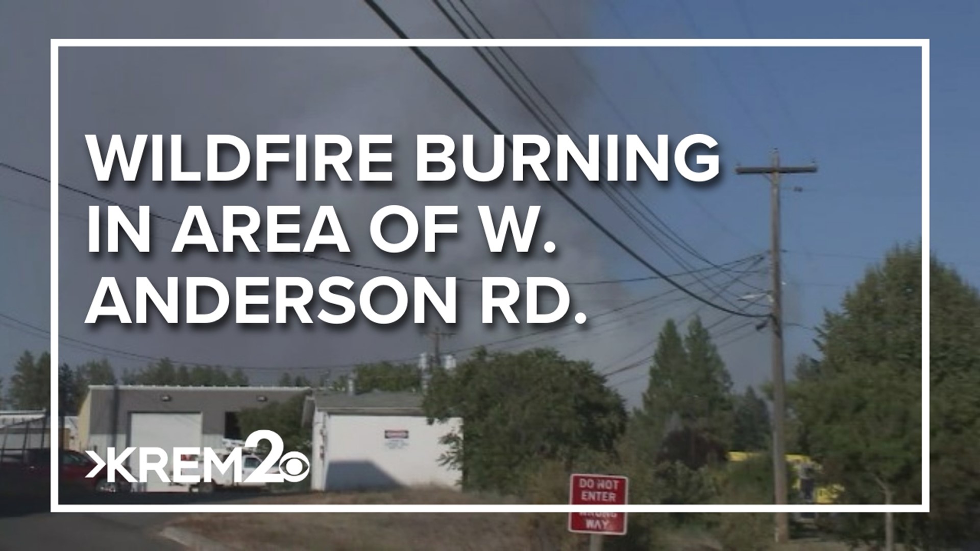 Level 3 evacuations have been issued for W. Anderson Rd. from Cheney Spokane Rd. to Columbia Plateau Trail.