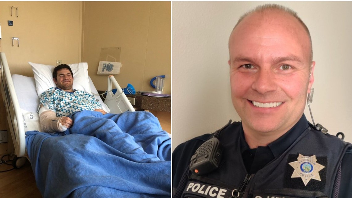 Rathdrum cop praised as hero after disabled man's medical emergency