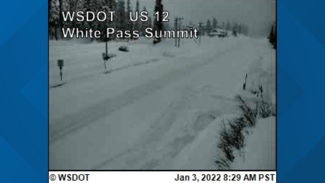 Snoqualmie Pass closed most of Monday