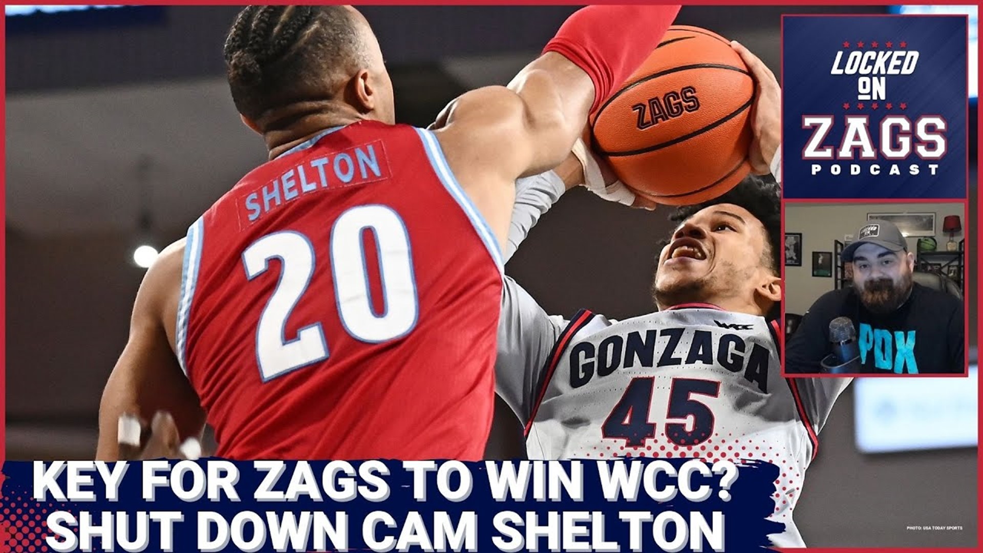 For Mark Few's team to stay afloat in the WCC Championship race, they'll need to find a way to contain Cam Shelton who had 27 points the last time these two teams m