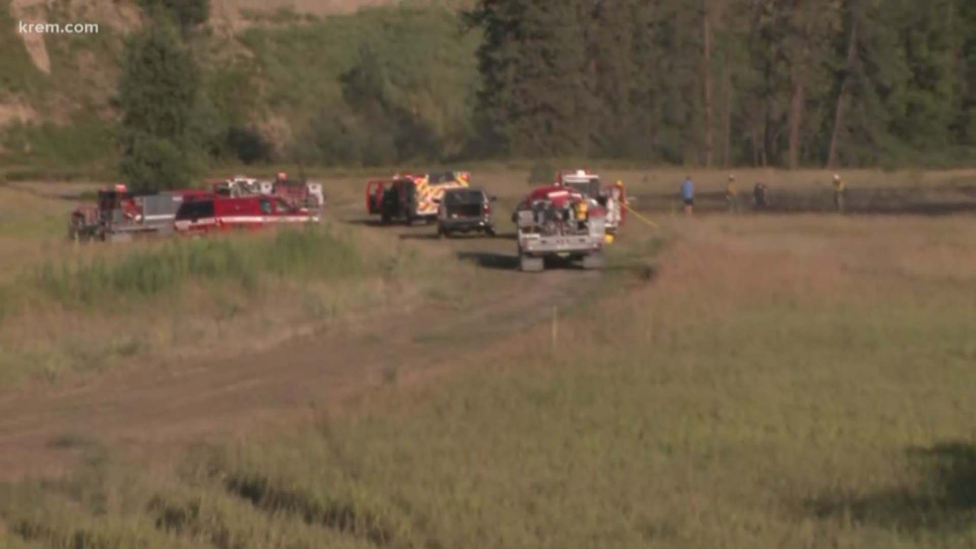 Brush Fire Burning Near Highway 195 In Spokane Closes One Lane | Krem.com