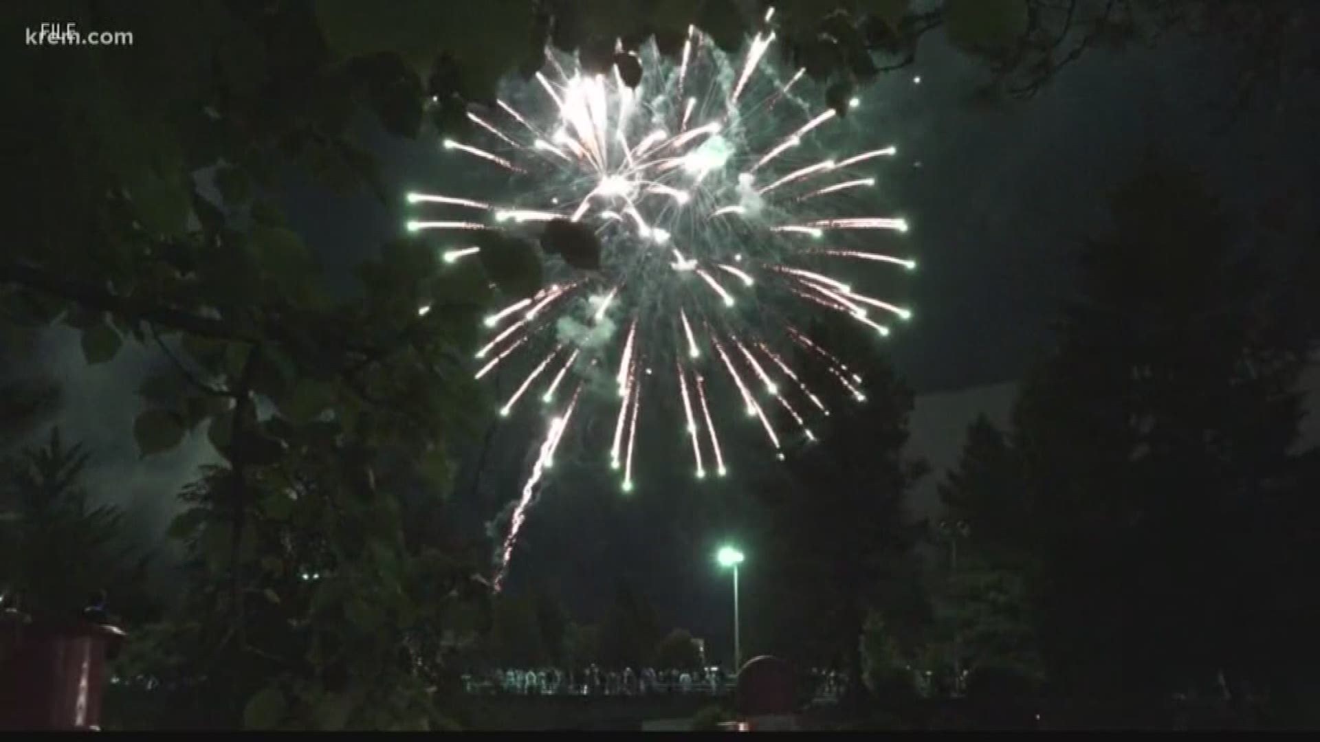KREM's Taylor Viydo met with Matt King, who is one of the people lighting fireworks in Riverfront Park, and he and others train with federal and local agencies to put on the shows.