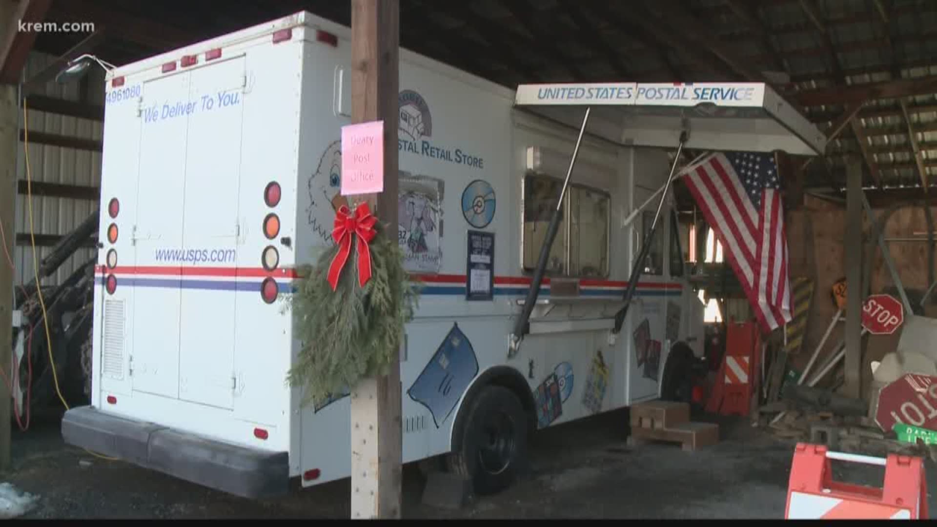 Since last June, USPS has been conducting operations out of a specialty van parked in the Latah County city of roughly 500 people.