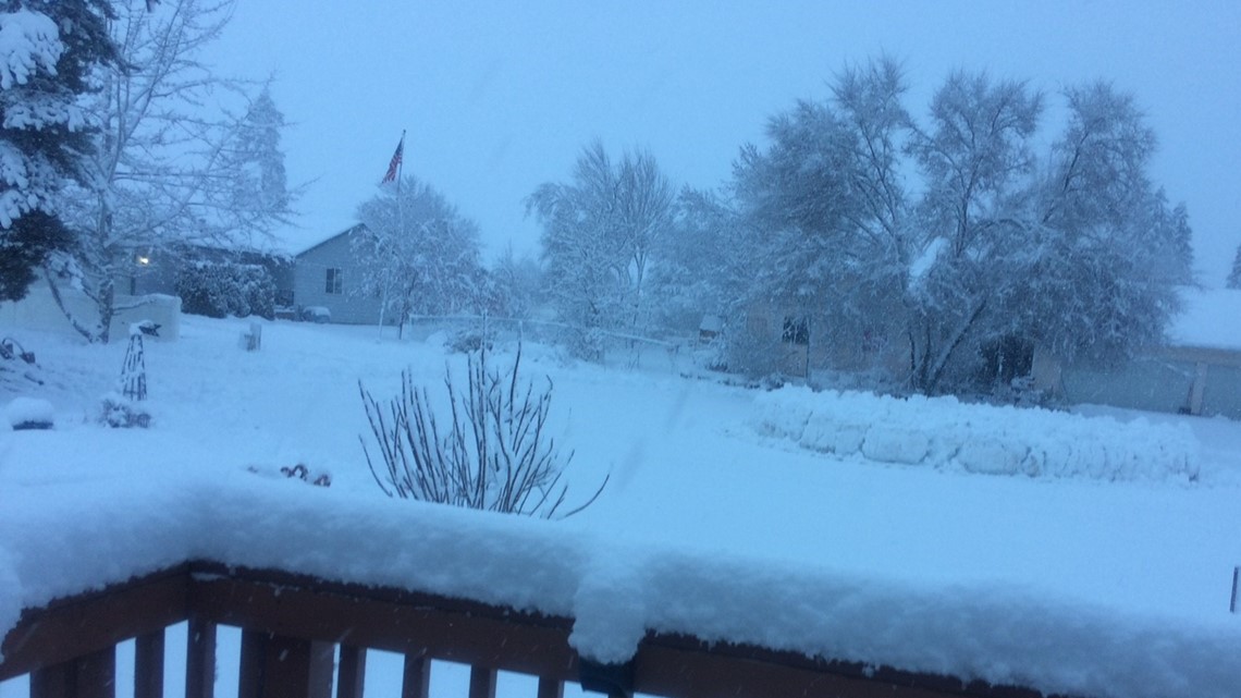 Did Spokane see the last big snowfall of the season?