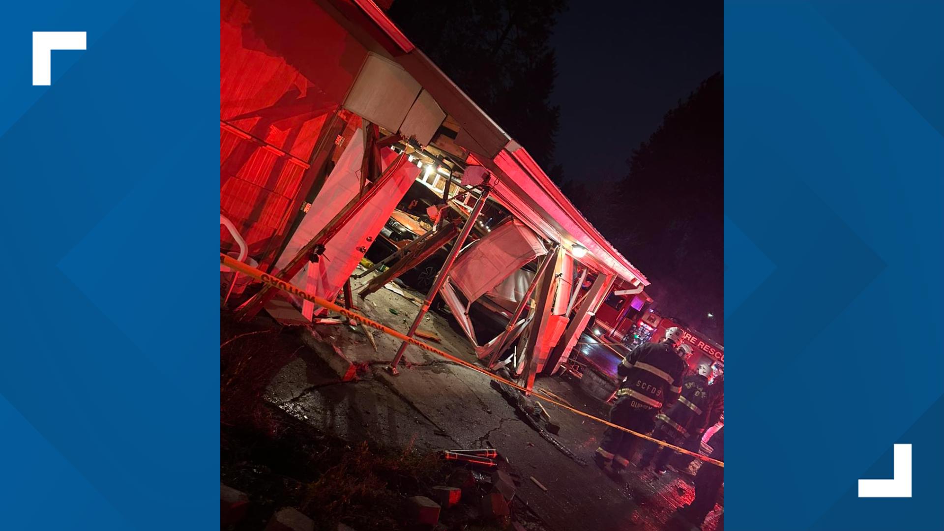 One Injured After Car Crashes Into North Spokane House | Krem.com