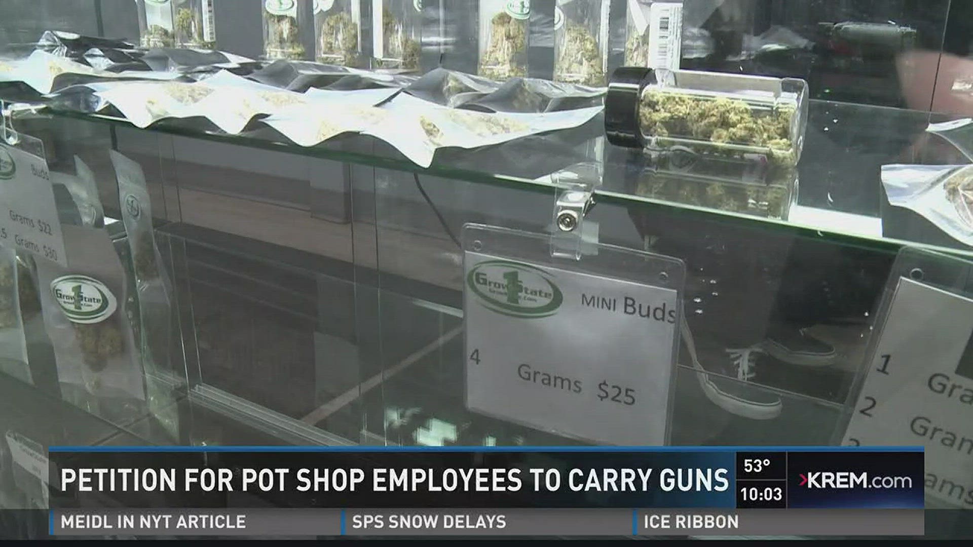 Petition for pot shop employees to carry guns  (11-22-17)