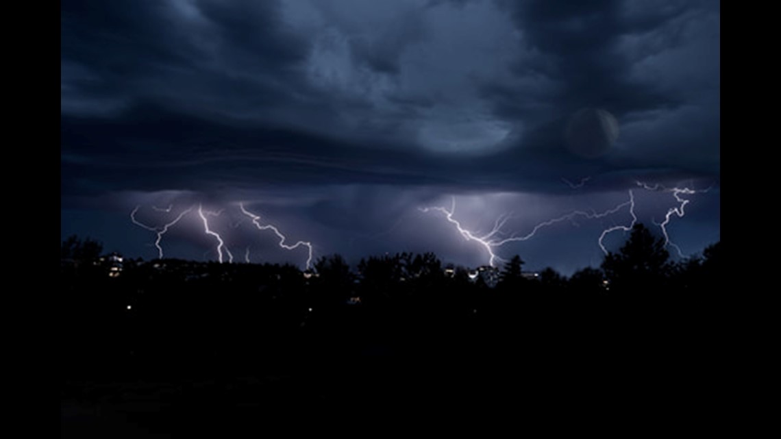 Is it safe to watch lightning outdoors during a thunderstorm?