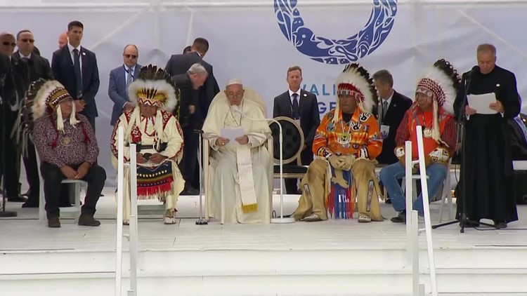 Pope apologizes for 'catastrophic' residential school policy in Canada