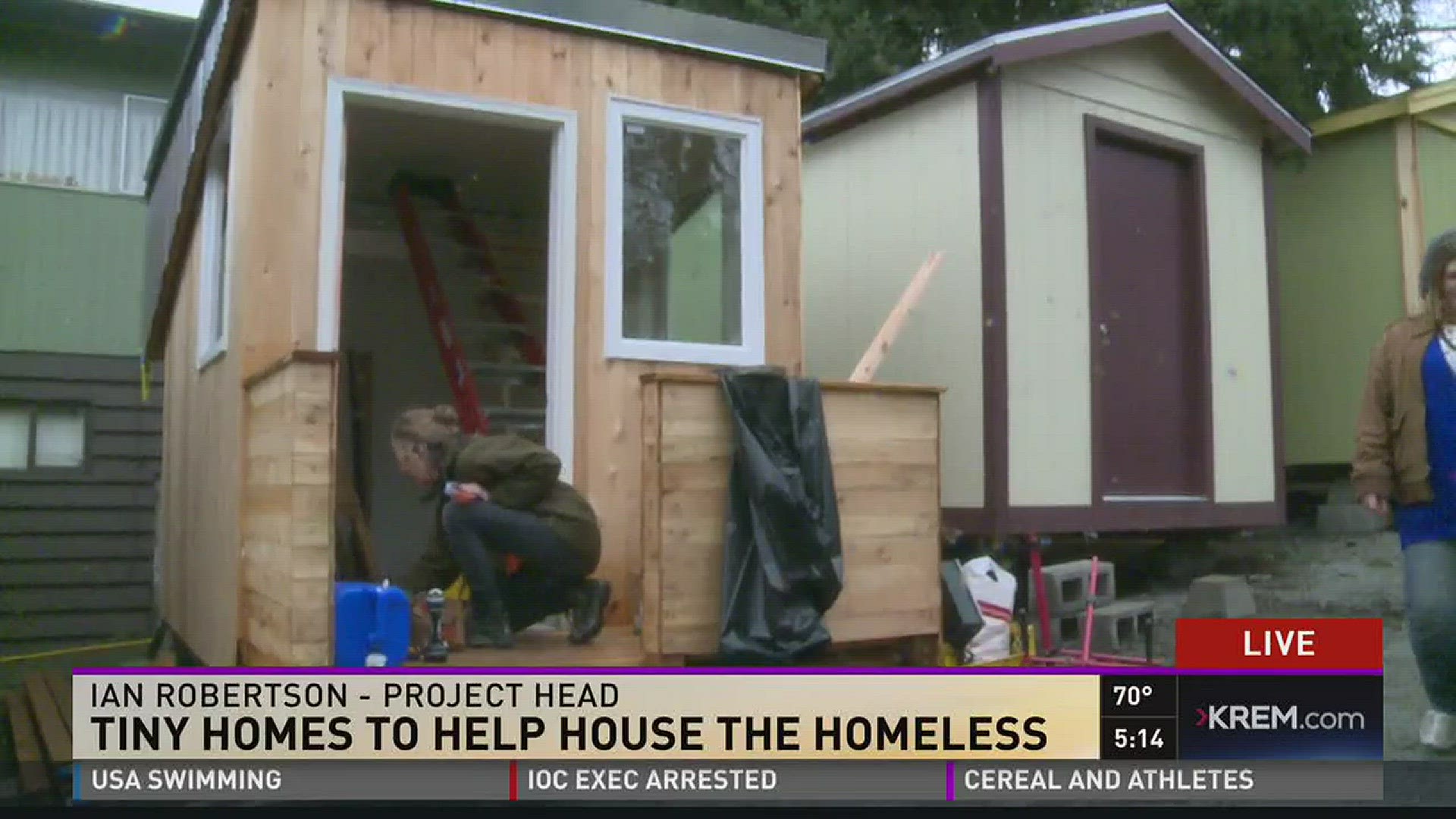 Tiny homes to help house the local homeless