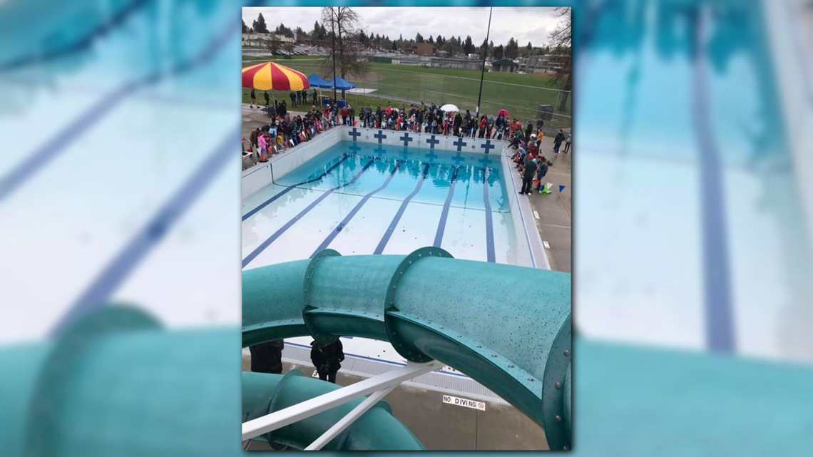 Spokane Parks and Rec. dumps Trout in Shadle Pool for Fishing Frenzy