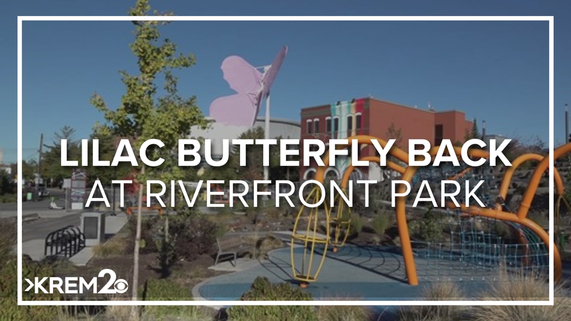 Originally built in 1974 for the Expo, the butterfly was brought down by a windstorm in 2021.