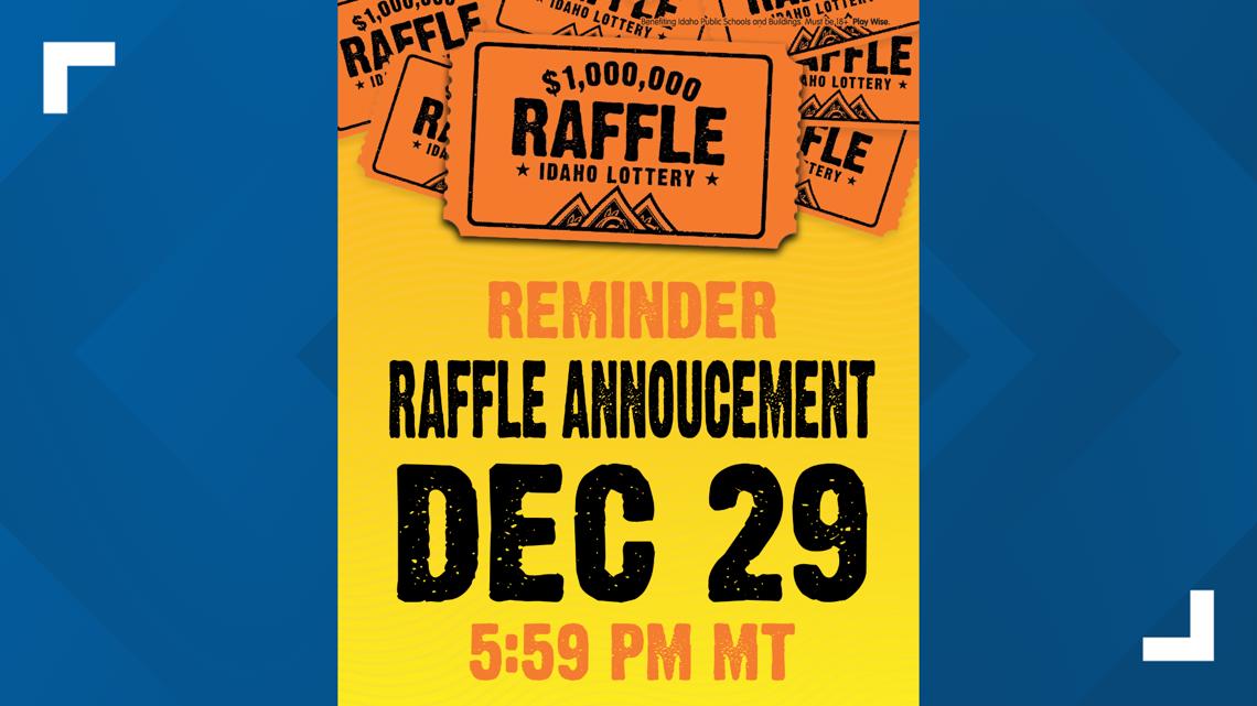 Lottery announces 2025 Idaho $1M Raffle winning numbers Monday | krem.com