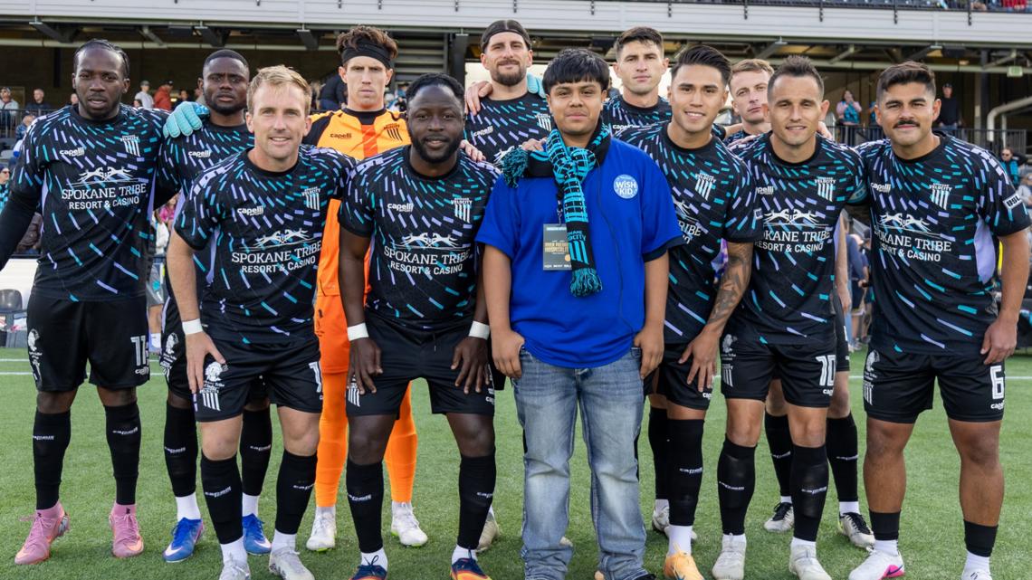 Spokane Velocity F.C. partners with Make-A-Wish Washington to grant shopping spree wish for 15-year-old Henry