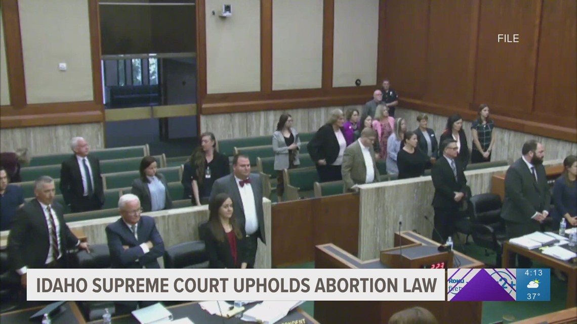 Idaho Supreme Court upholds state abortion law