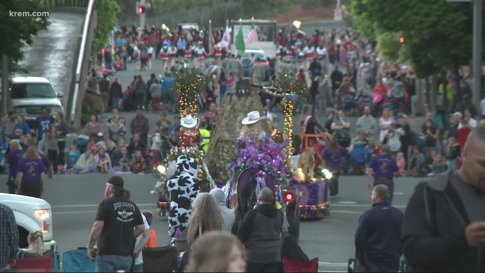 The 2020 Lilac Festival, "Destination Spokane," was canceled, as well as a mini parade planned in its place in May due to the pandemic.