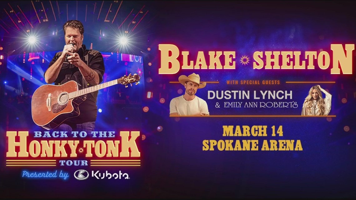 Blake Shelton concert in the Spokane Arena