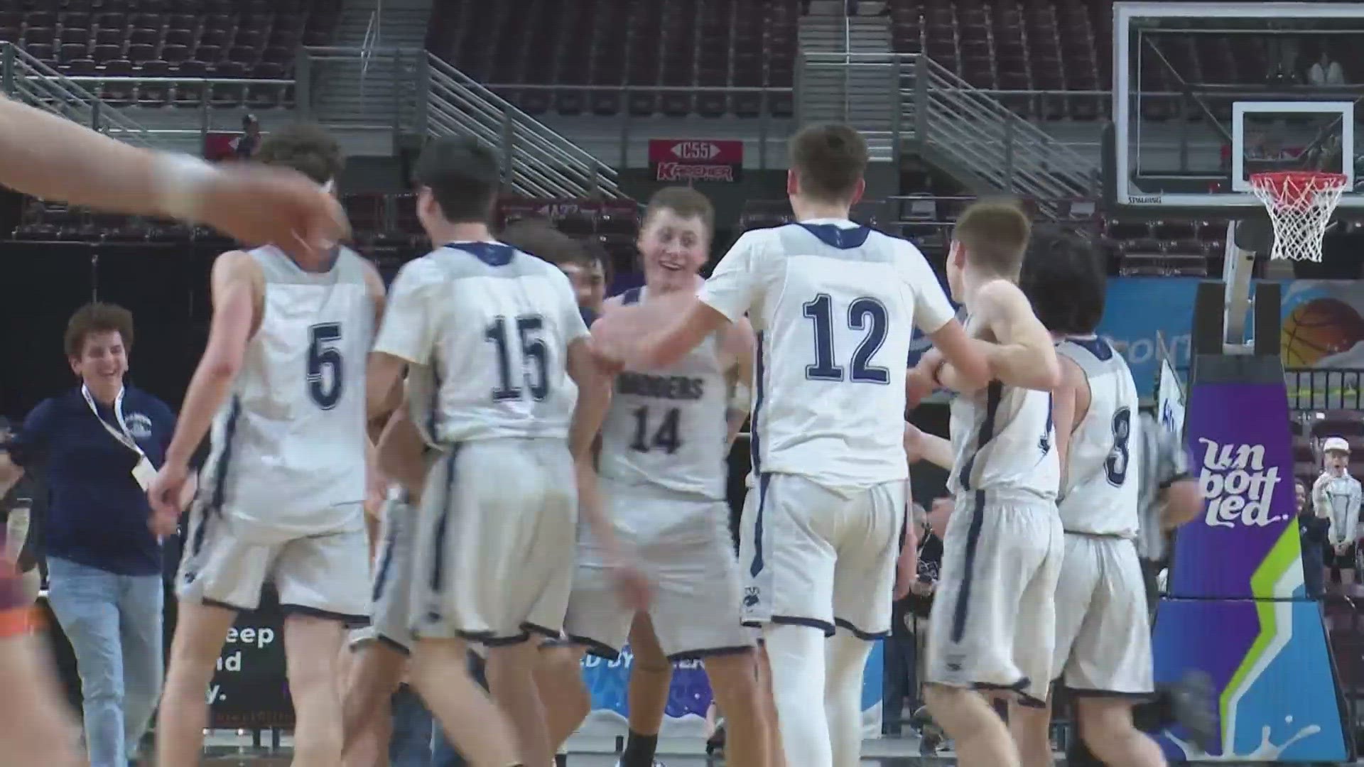 The Badgers topped Teton 54-47 in the Idaho 3A state title game.
