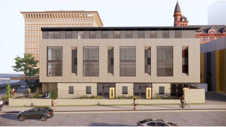 Proposed apartment complex at Historic Chancery Building