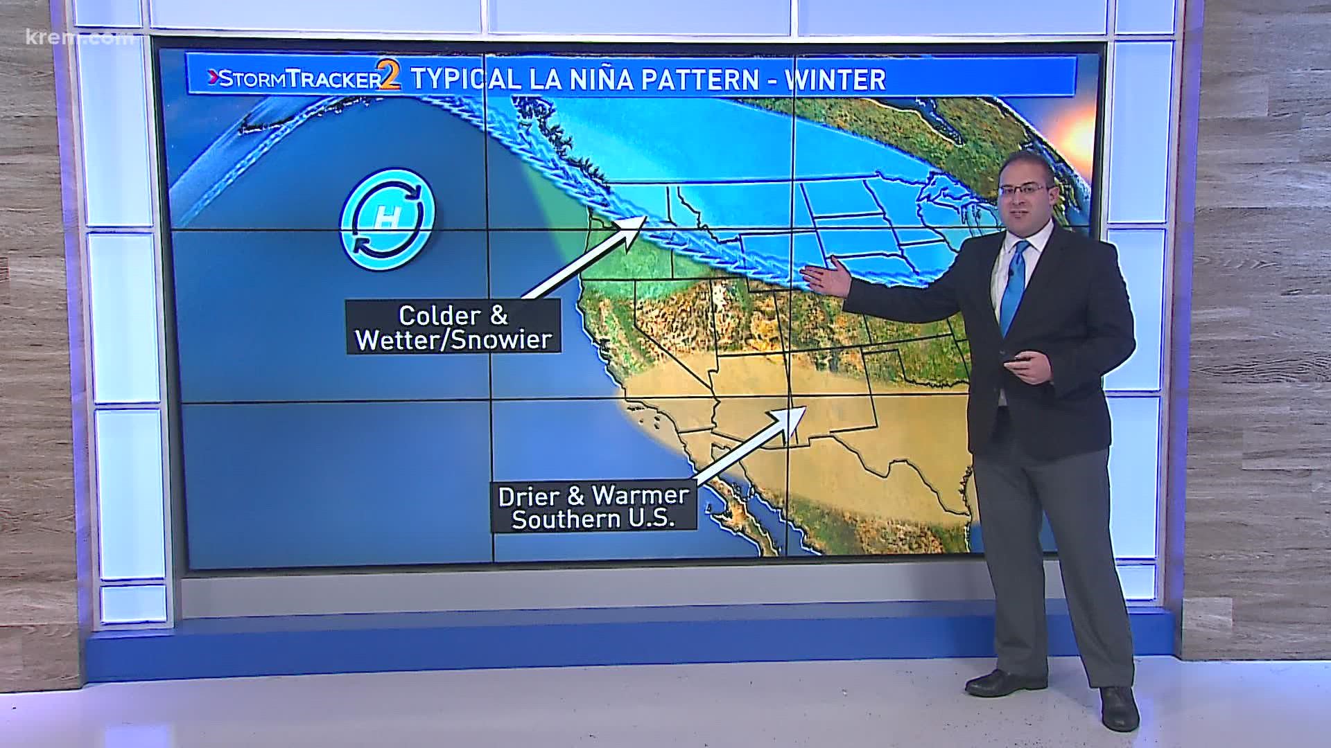 Spokane winter forecast La Niña likely