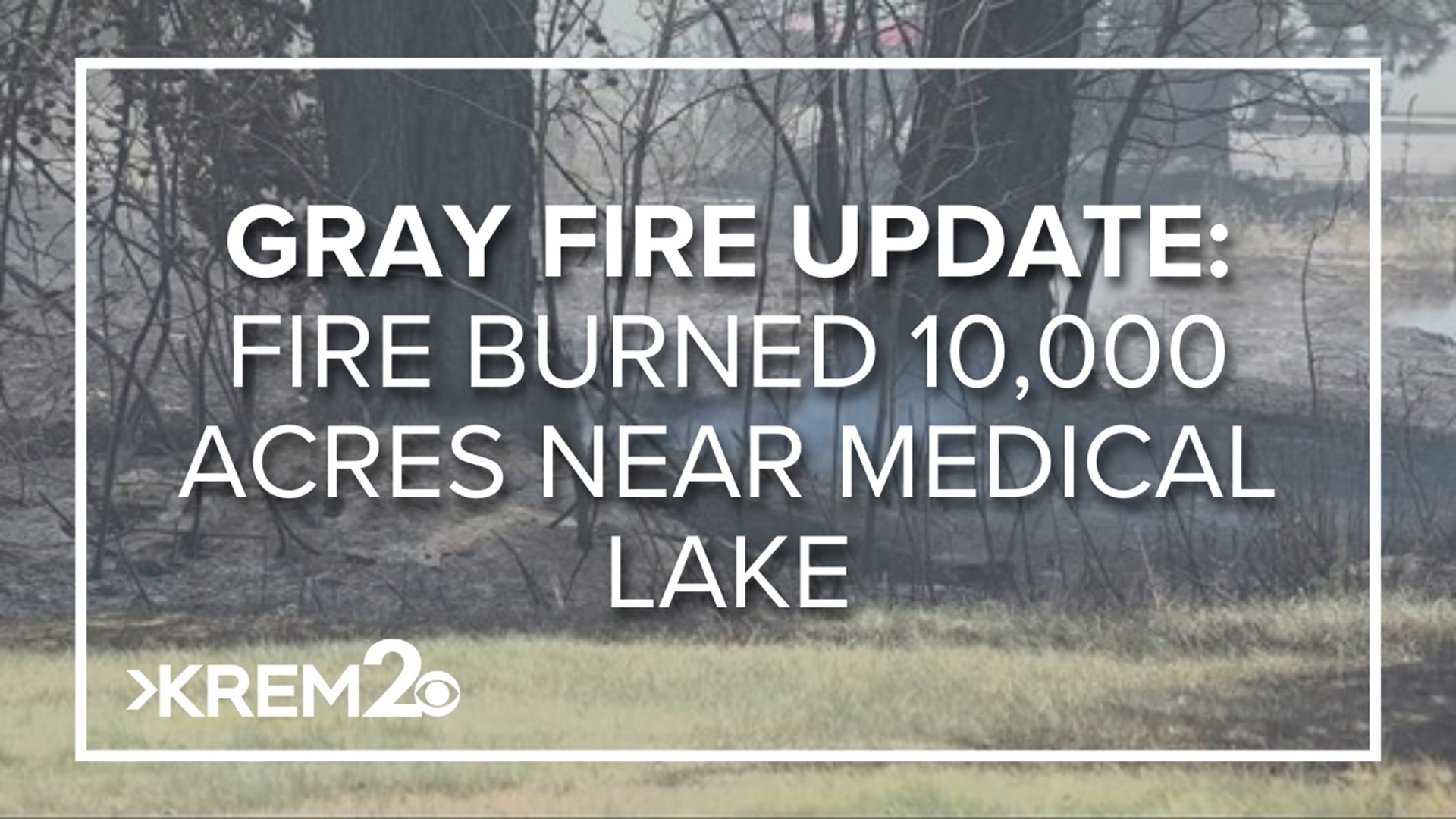 The fire is estimated to be 10,014 acres at this time. DNR says the fire is currently 10% contained.
