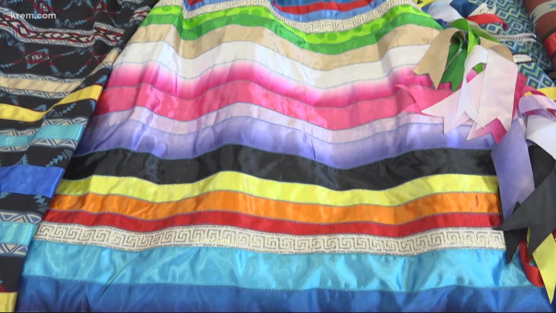 Spokane Tribe passing on Ribbon Skirt tradition | krem.com