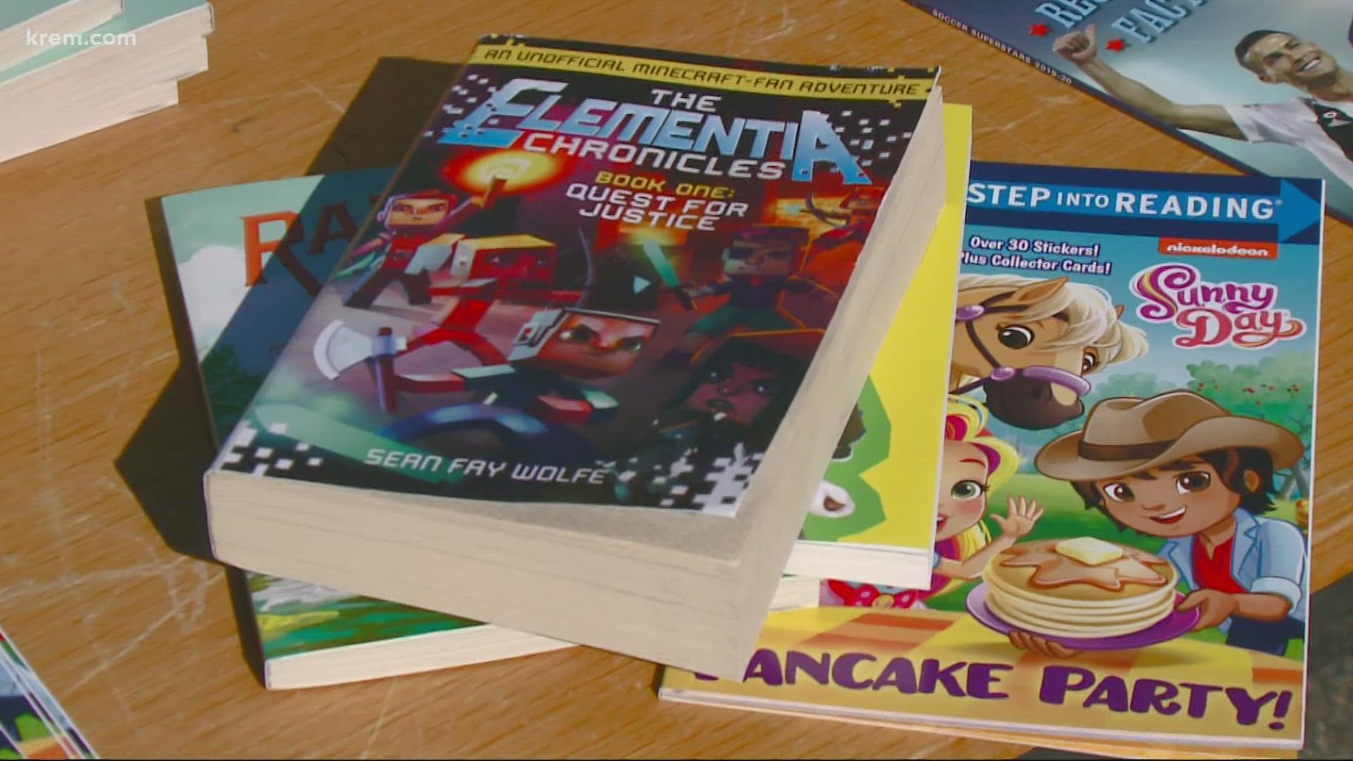 The KREM Cares Big Book Giveaway will be held on Wednesday at the Spokane County Fairgrounds.