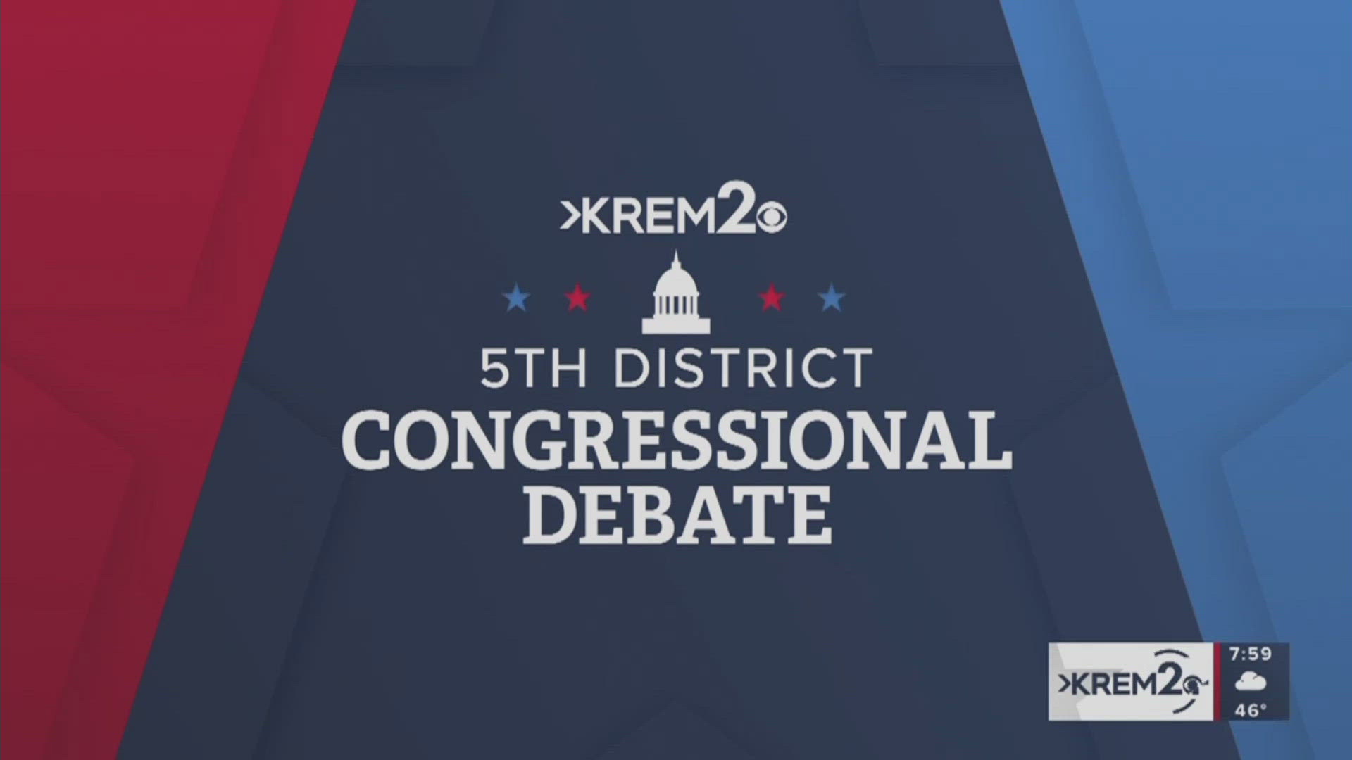 Candidates Michael Baumgartner and Carmela Conroy debate on KREM 2.