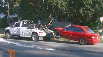 12-year-old driver involved in Spokane car crash