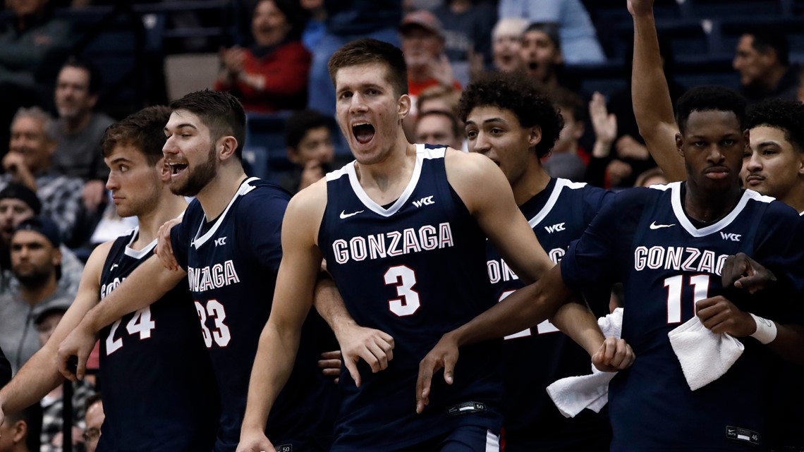 No. 1 Gonzaga men's basketball smokes San Diego 94-50 | krem.com