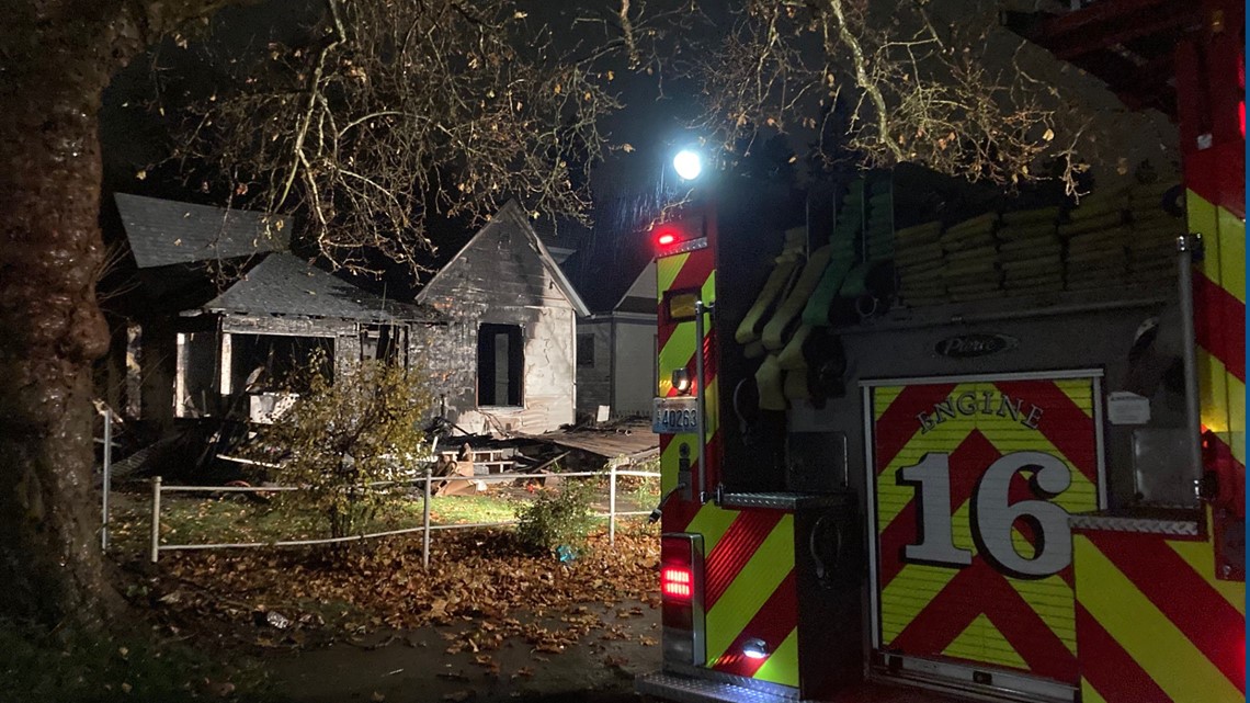 Two homes damaged in Spokane East Central fire | krem.com