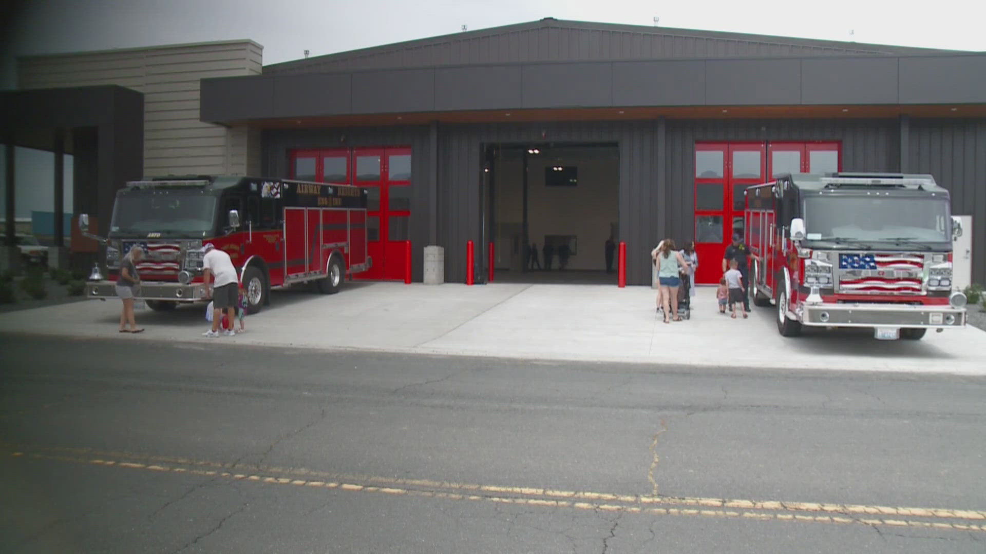 Community members toured the new facility on the 4th of July.