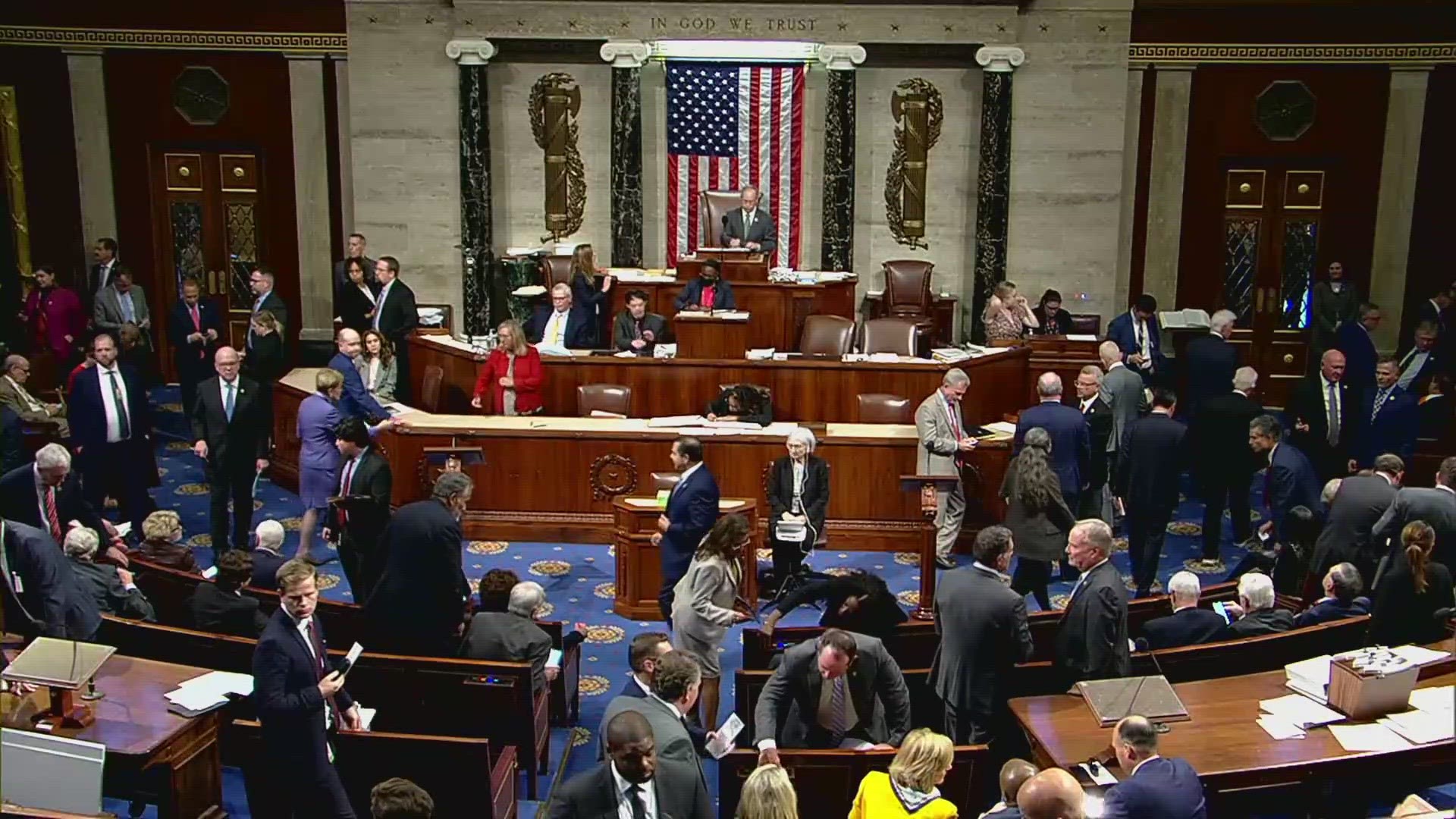 Several Republican representatives blocked the vote from going through.