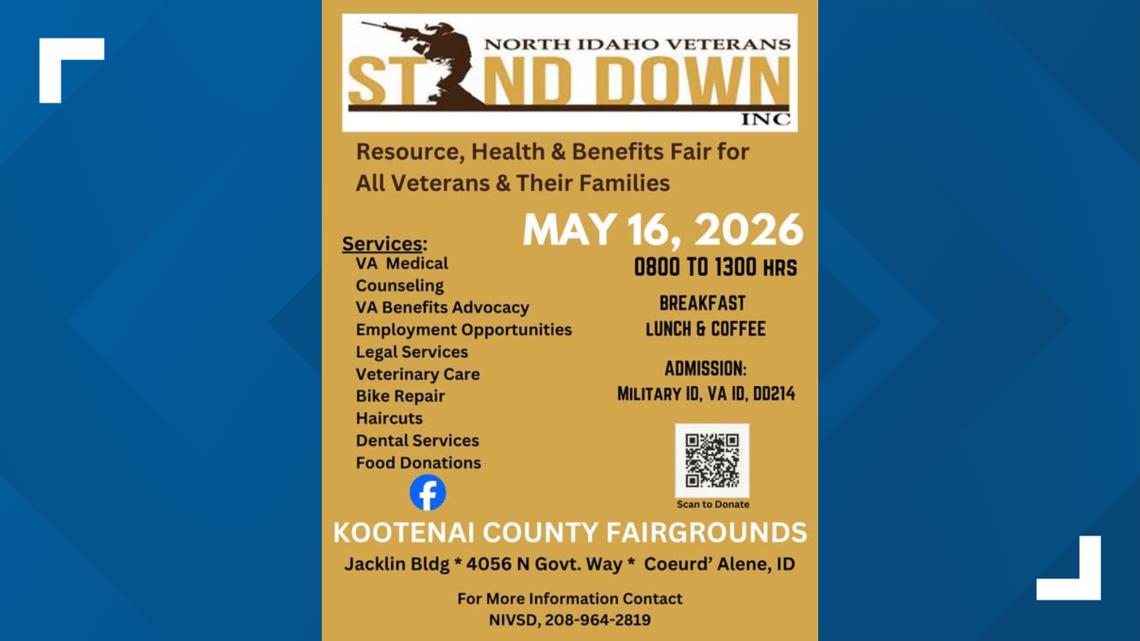Spokane VA staff to join 'North Idaho Veterans Stand Down' in Coeur d’Alene Saturday